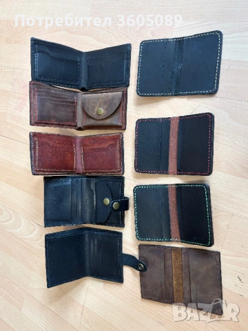  Портфейли  и картхолдери ръчна изработка, снимка 7 - Портфейли, портмонета - 53905502