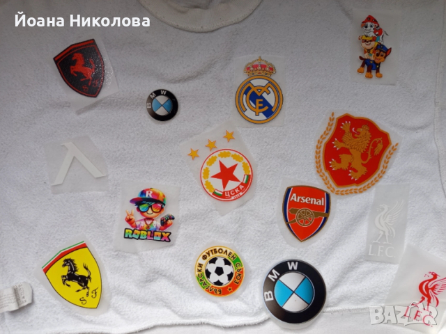 Стикери за дрехи - щампи на известни марки , снимка 2 - Други - 54124084