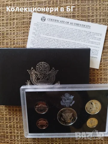СЕТ С ПЕТ ❗️PROOF❗️МОНЕТИ - САЩ 1992 ГОДИНА, снимка 2 - Нумизматика и бонистика - 56059346