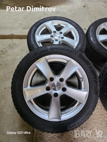 Джанти с зимни гуми 5×112/16 vw , снимка 3 - Гуми и джанти - 56250417
