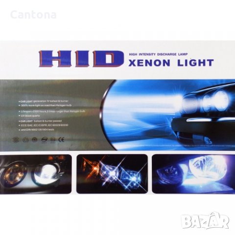  55W H3 6000K  КСЕНОН СИСТЕМА / XENON KIT SLIM ( тънък баласт )