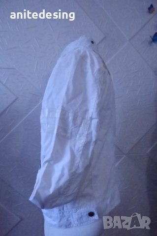 Бяло детско спортно яке, снимка 5 - Детски якета и елеци - 42917072