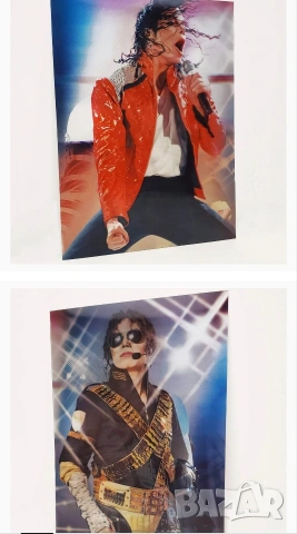 Рамкиран 3D плакат, картина на Майкъл Джексън. , снимка 11 - Картини - 53201268
