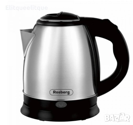Електрическа кана Rosberg, 1500W, 1 л., Корпус неръжд. стомана, S/S,2 ГОДИНИ ГАРАНЦИЯ, снимка 7 - Друга електроника - 52182578