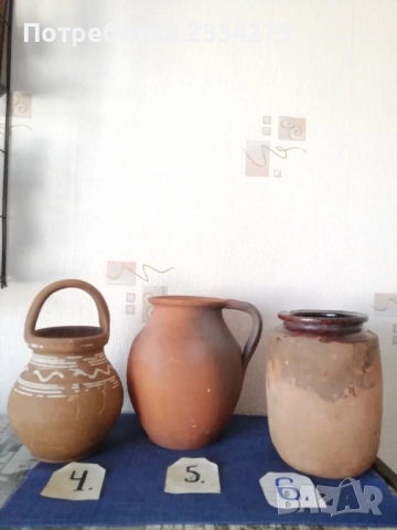 Стари гърнета делва,гевгир и други 100% автентични глинени съдове от бита. , снимка 7 - Антикварни и старинни предмети - 52157610