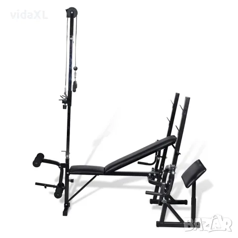 vidaXL Домашна лежанка за фитнес, снимка 3 - Фитнес уреди - 56148376