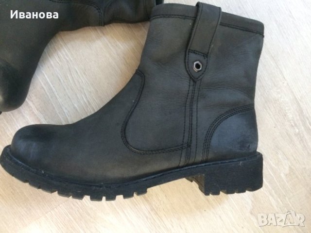 Удобни  боти №38,естественна кожа., снимка 2 - Дамски боти - 42920348