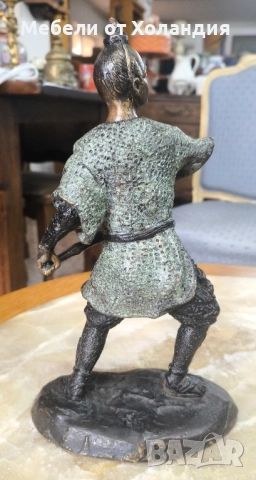 Бронзови пластики на самураи, снимка 4 - Колекции - 52199469