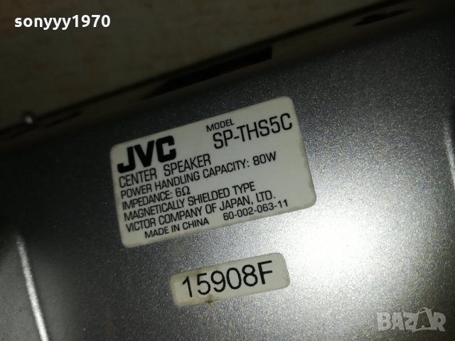 jvc sp-ths5c center 80w-внос sweden 0503211113, снимка 11 - Тонколони - 32047951