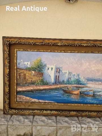 Уникална огромна майсторска авторска картина масло върху платно , снимка 5 - Картини - 51694642