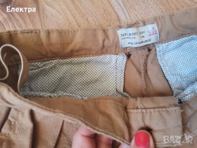 Панталон Zara 7 год, 122см , снимка 2 - Детски панталони и дънки - 42539171
