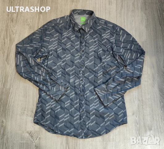 BOSS L size Мъжка риза в отлично състояние, снимка 2 - Ризи - 54115929