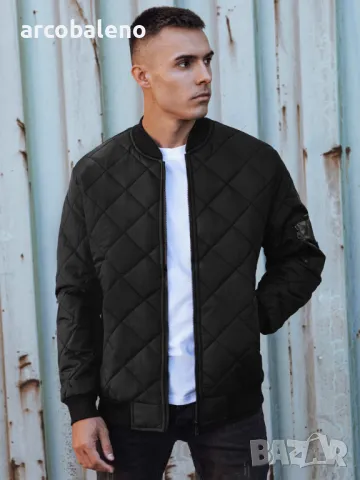 Мъжко ватирано бомбър яке, 3цвята , снимка 10 - Якета - 49092745