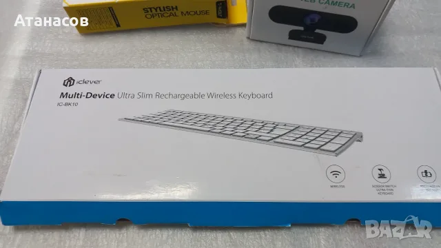 iClever IC-BK10 Bluetooth 5.1 клавиатура - 24€, снимка 9 - Клавиатури и мишки - 55838651