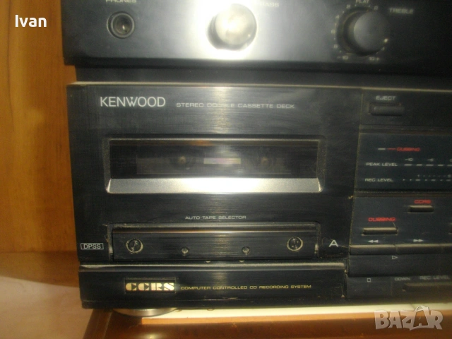KENWOOD КОМПОНЕНТНА СИСТЕМА CD ПЛЕЙЪР УСИЛВАТЕЛ ДВОЕН КАСЕТЕН ДЕК РЕСИЙВЪР ТУНЕР С КАБЕЛИТЕ КАТО НОВ, снимка 11 - Аудиосистеми - 54315325
