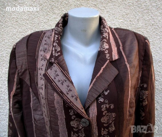 2XL  Ново   кафяво сако , снимка 2 - Сака - 42897959