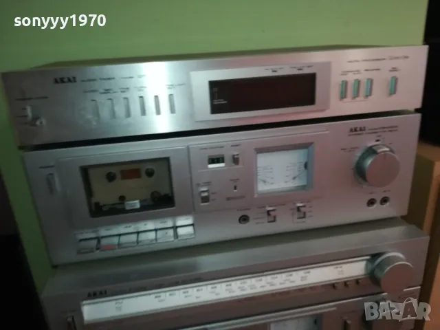 AKAI MADE IN JAPAN-АУДИО КОМПЛЕКТ-ВНОС SWISS LNWC1811240813, снимка 9 - Ресийвъри, усилватели, смесителни пултове - 48006950