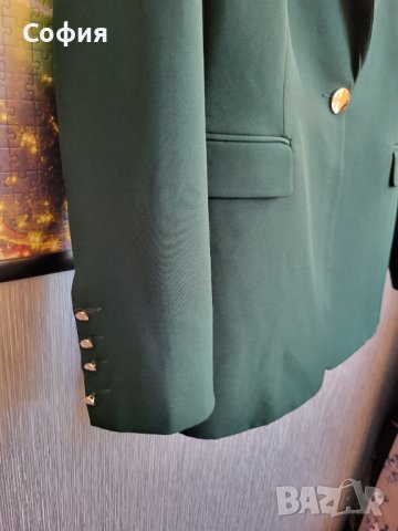 Маслено зелено сако XOXO, снимка 5 - Сака - 38763155