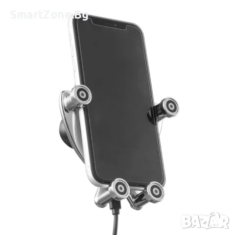 Електрическа стойка за смартфон K86 с безжично зареждане, снимка 4 - Друга електроника - 49652860