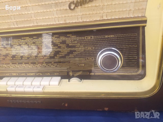 TELEFUNKEN Concertino 9  1958г, снимка 5 - Радиокасетофони, транзистори - 29513002