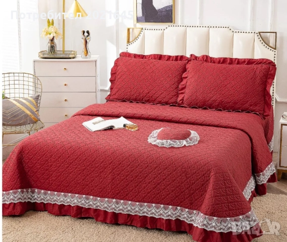 Шалте за спалня голям размер, снимка 2 - Покривки за легло - 51803137