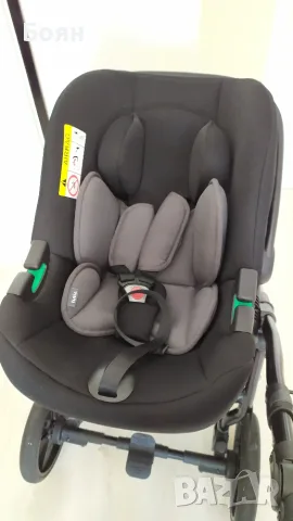 Бебешка количка 3в1 Buba Karina Light Beige / Светла Бежова, снимка 12 - Детски колички - 55777052