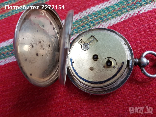 Сребърен джобен часовник KENDALL and DENT, снимка 5 - Антикварни и старинни предмети - 51114669