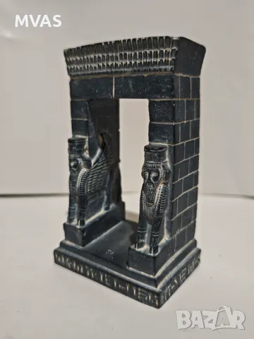 Декоративни персийски порти  ръчна изработка Персеполис Иран  Статуетка декорация, снимка 3 - Декорация за дома - 48263094