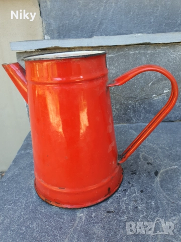 Емайлирана кана , снимка 4 - Антикварни и старинни предмети - 51730264