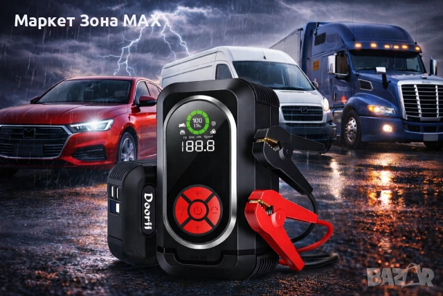 Аварийен стартер 4000A – сигурно палене до –20°C, снимка 6 - Аксесоари и консумативи - 53090748