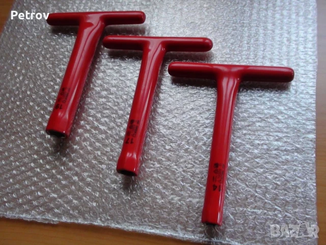 LEMP - VDE 1000 V - MADE IN GERMANY - 3 броя ПРОФЕСИОНАЛНИ Изолирани Глухи Ключове: 14 - 17 - 19 mm, снимка 4 - Клещи - 50776179