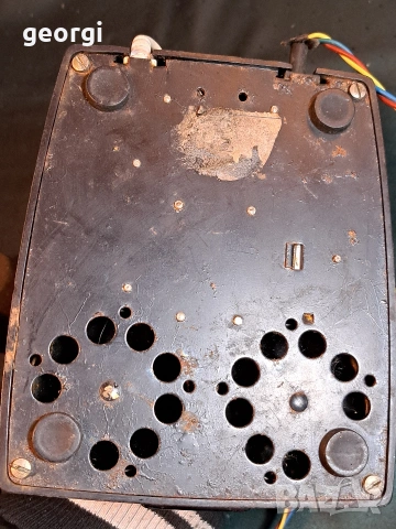 стар бакелитов телефон PTT 34/4, снимка 6 - Антикварни и старинни предмети - 53988313