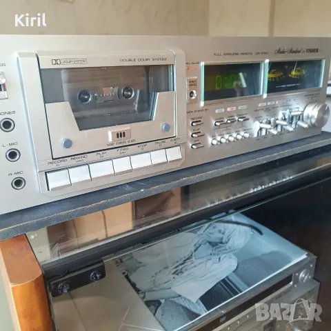 Триглав касетен дек Fisher_CR-5150 с оригинално дистанционно, снимка 2 - Декове - 56138170