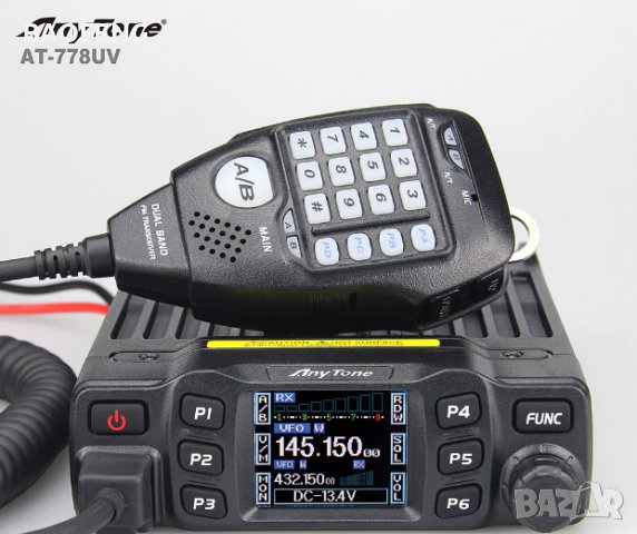 ! Мобилна Радиостанция нова VHF/UHF PNI Anytone AT 778 UV dual band 144-146MHz/430-440Mhz от вносите, снимка 15 - Аксесоари и консумативи - 37785716