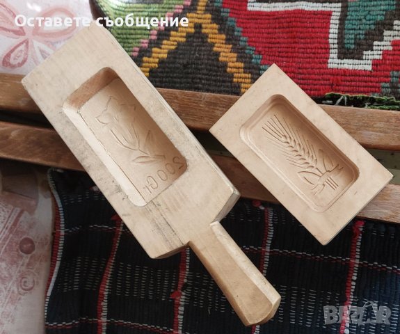 Дървен калъп за сапун или др.  с житен клас Дърворезба, пано, снимка 11 - Пана - 42301677