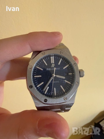 Audemars Piguet Royal Oak Blue Dial, снимка 2 - Мъжки - 54097008