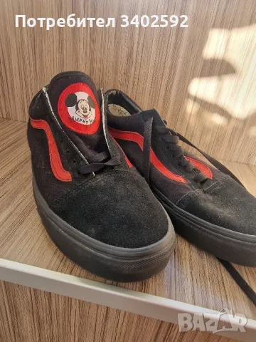 Лимитирани кецове Vans mickey mouse 43 номер, снимка 9 - Маратонки - 49821054