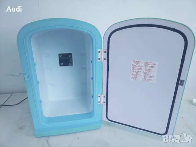 Мини хладилник THERMOELECTRIC с обем 6 литра, охлажда до 10С° Може да охлажда до 17 °C под околната , снимка 13 - Хладилници - 50408350