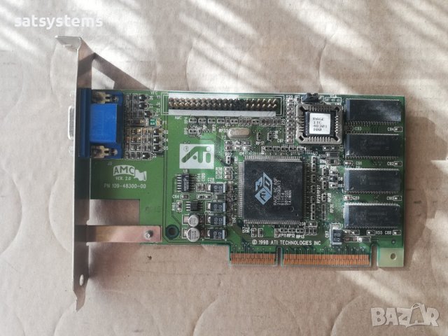 Видео карта ATi 3D Rage IIC 8MB AGP, снимка 1 - Видеокарти - 44226941