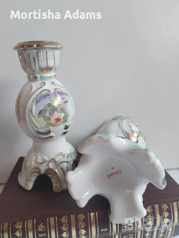 Комплект винтидж свещници, снимка 6 - Колекции - 52841351