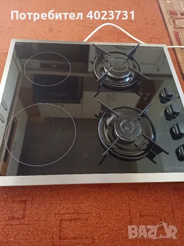 Finlux.Комбиниран плот за вграждане,ток и газ.