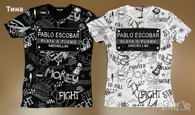 Тениски PABLO ESCOBAR , снимка 3 - Тениски - 38813866