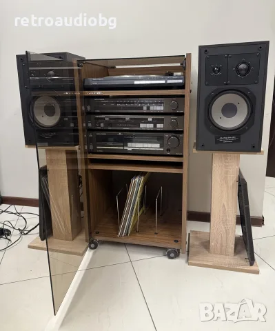 🔊Ретро аудио сет GRUNDIG - Усилвател, дек, тунер, грамофон , рак шкаф и колони🔉, снимка 2 - Аудиосистеми - 56023444