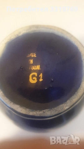 Красиви порцеланови вази с много кобалт и злато. , снимка 17 - Вази - 52511832