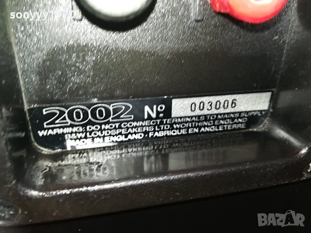 b & w 2002 made in england-2бр тонколони-внос англия, снимка 18 - Тонколони - 30088942