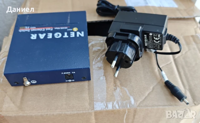 5 портов 10/100Mbit/s суич Netgear FS105, снимка 5 - Суичове - 51356603