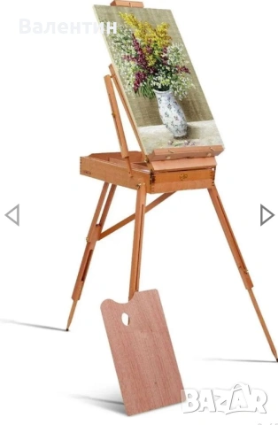 Сгъваем дървен статив Costway, снимка 4 - Други - 53370869