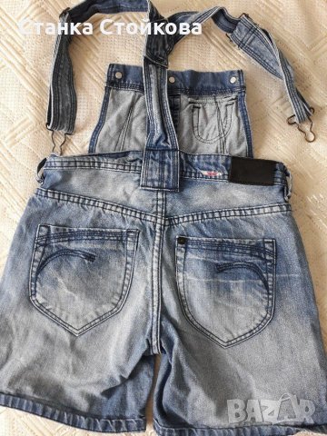 Дънков гащеризони за момиче , снимка 2 - Детски панталони и дънки - 30202647