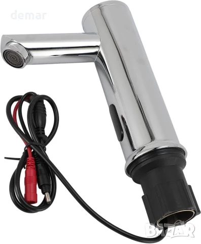 Безконтактен смесител за мивка за баня, Автоматичен смесител със сензор за движение, снимка 9 - Смесители - 50584408