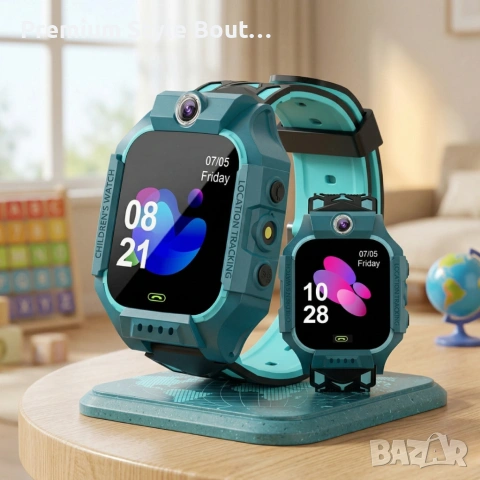 Детски смарт часовник с GPS и SOS бутон , снимка 2 - Дамски - 54138385